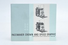 Graflex Pacemaker Crown  Speed Graphic Original Instruction  Reference Manual