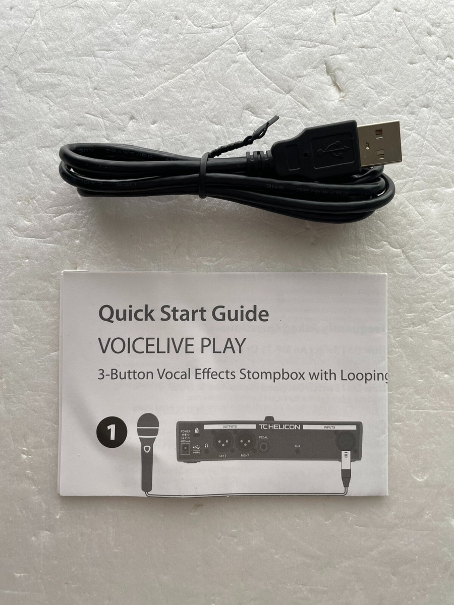 TC-Helicon VoiceLive Play Vocal Effect Processor Pedal with