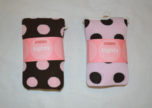 Gymboree SWEETER THAN CHOCOLATE Tights Dot Choice Color & Size NWT 4T-5T 5-7 yr - Picture 2 of 4