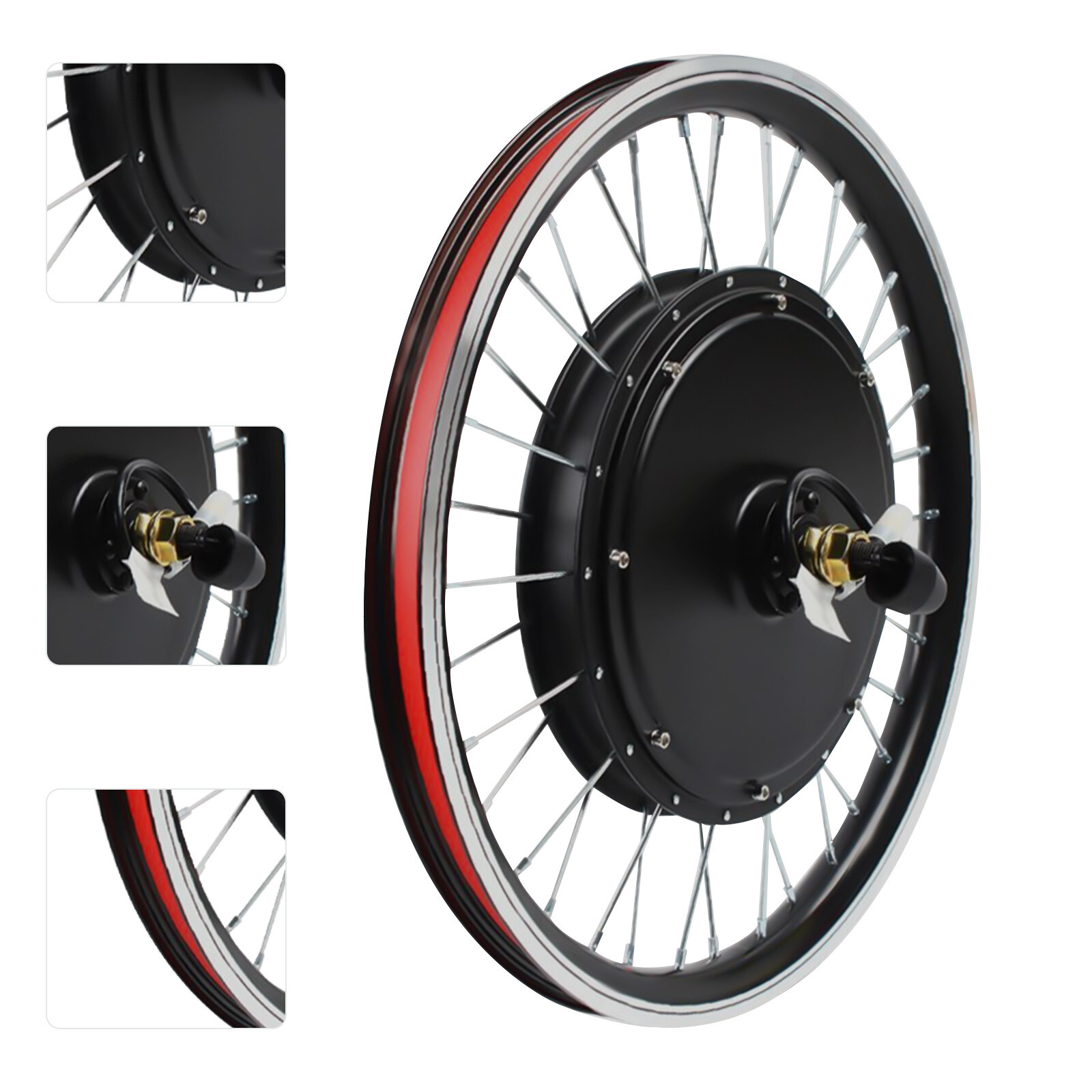 48V 1000W Front Wheel E-Bike Conversion Kit for 20 Inch Bikes