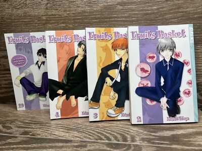 Fruits Basket: Volume 2 3 4 & 19 By Natsuki  Takaya Lot Of 4 Paperback 2004