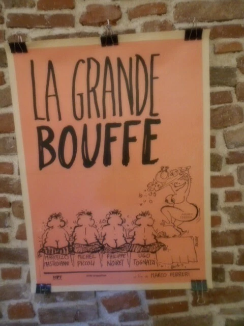 FILM LA GRANDE BOUFFE Rlty-POSTER HQ 45x60cm d'une AFFICHE CINéMA