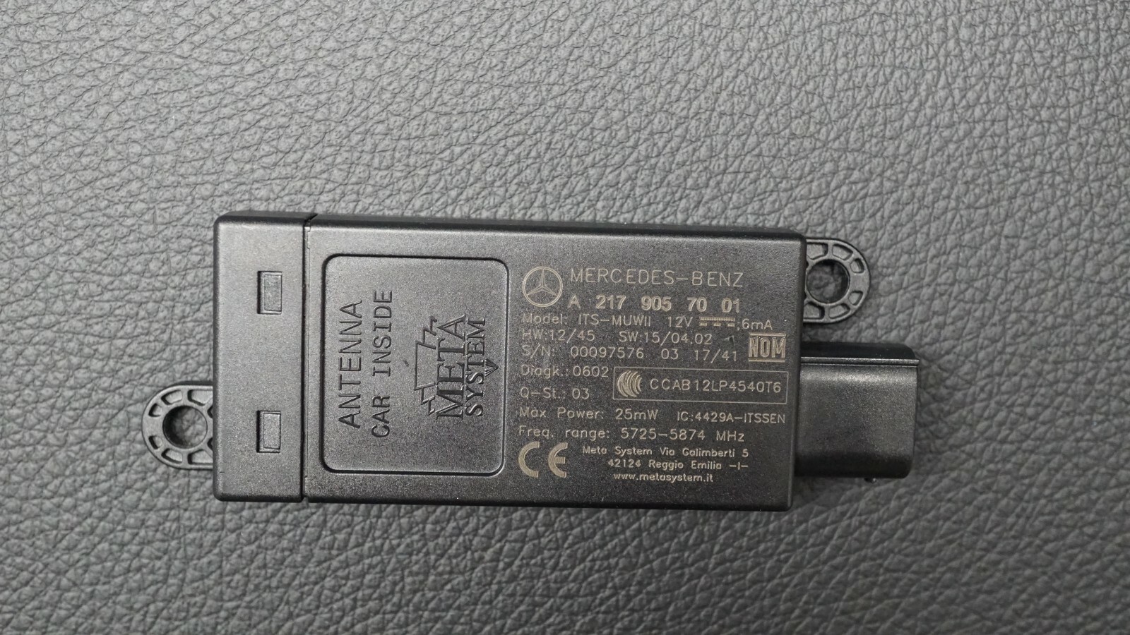 GENUINE MERCEDES BENZ C-CLASS W205 C205 CONVERTIBLE KEYLESS 