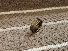 Wisconsin Handcrafted Washington Quarters coin ring, size 6 -1/2 2004 