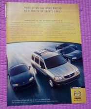 2002 Mazda Tribute LX-V6 Print Ad