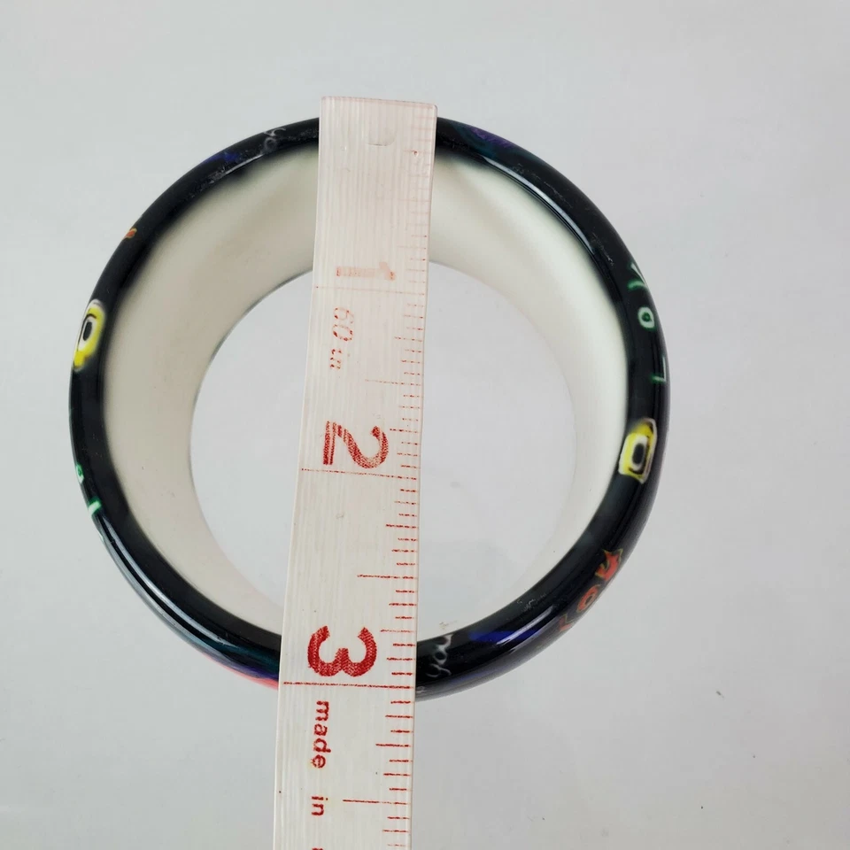 Wide Cuff Love Butterfly Art to Wear Bracelet Bangle Slip-On - Image 3 of 4