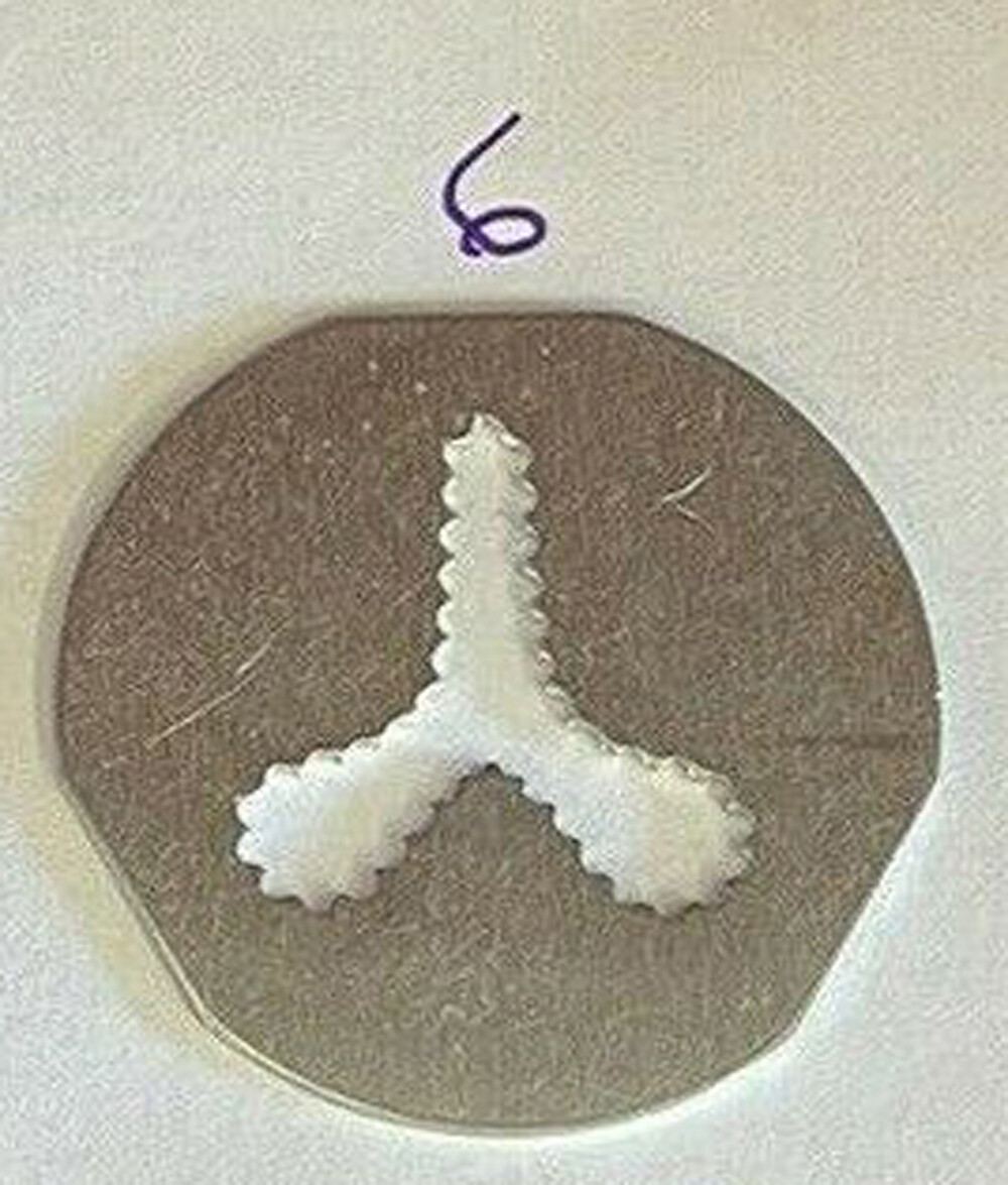 (1) VINTAGE MIRRO COOKIE PRESS PLATES DISC REPLACEMENT PART (4