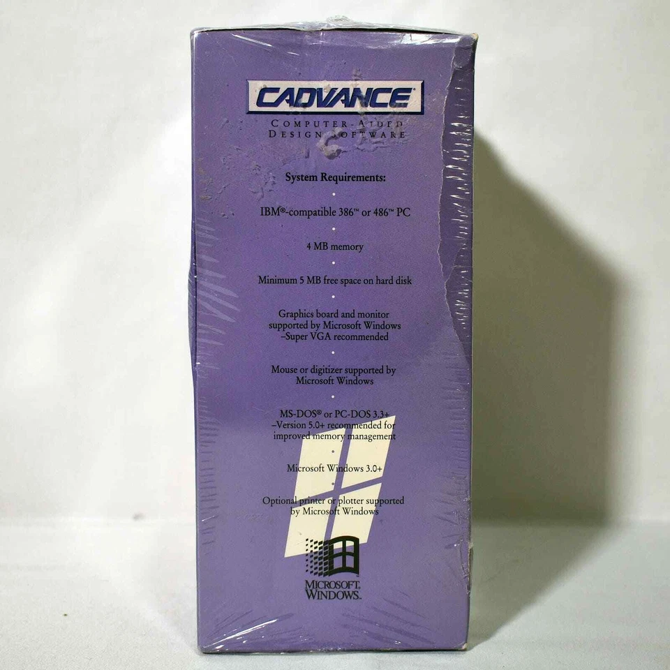 Sealed Vintage Big Box CAD Advance Upgrade Software Design Software Windows 0424 - Image 4 of 4