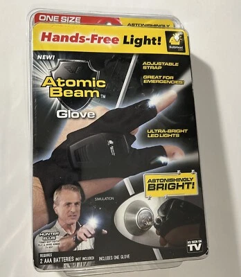 BULBHEAD Atomic Beam Hands-Free Light Glove FREE SHIP!!!!!