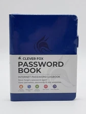 Clever Fox Password Book with tabs. Internet Address and Password Organizer Log