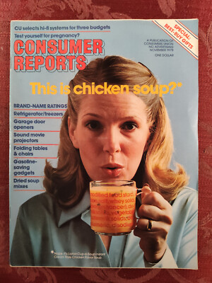 #ad #ad CONSUMER REPORTS November 1978 Chicken Soup Hi Fi Systems Movie Projectors $14.30