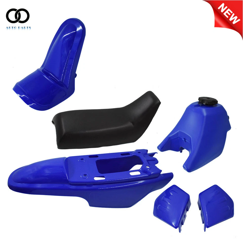Kit de tanque de gasolina para asiento guardabarros de plástico azul para Yamaha PW50 PY50 PW 50 Foto 2 de 4