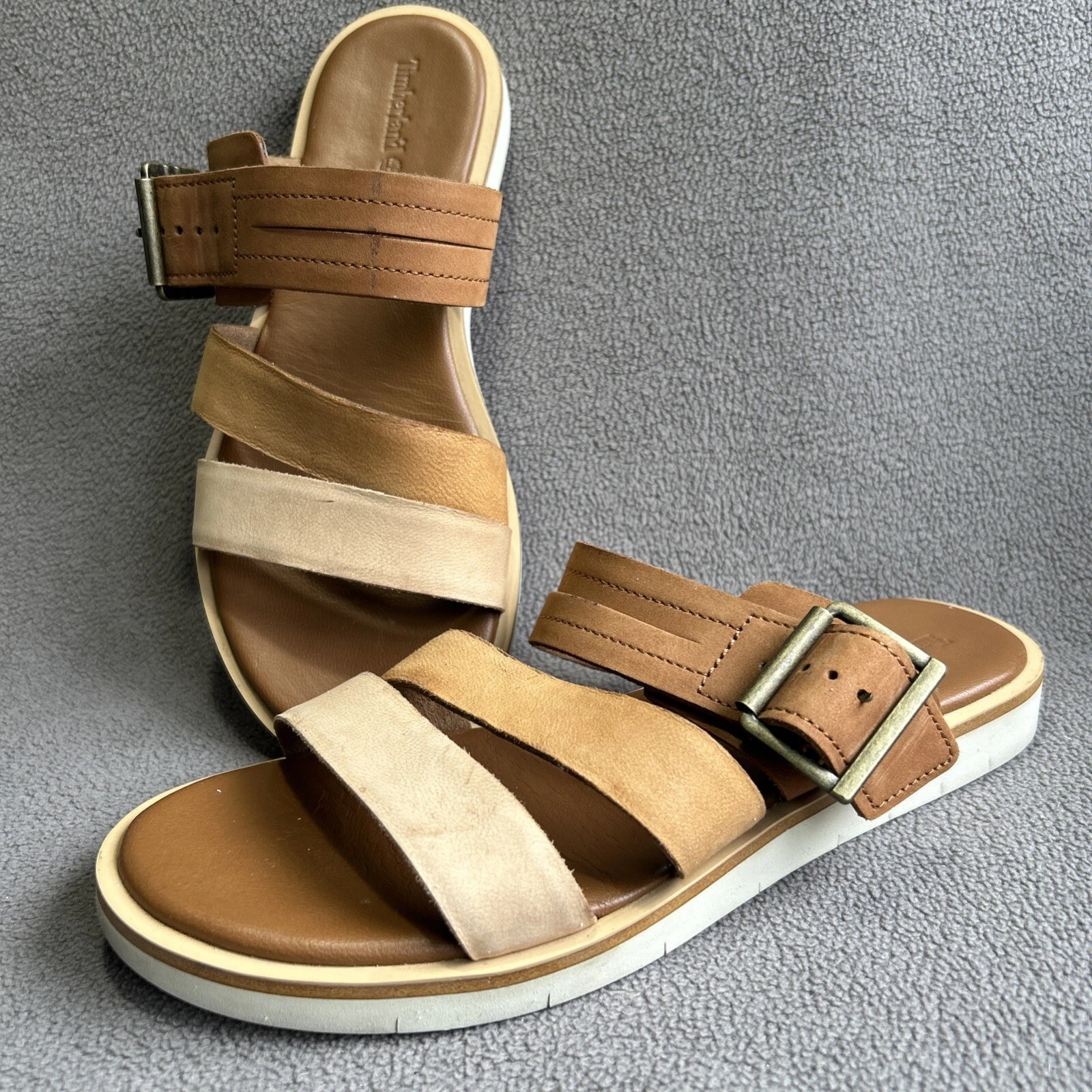 Timberland sandalo slip on donna Adley Shore Slide marrone marrone chiaro
