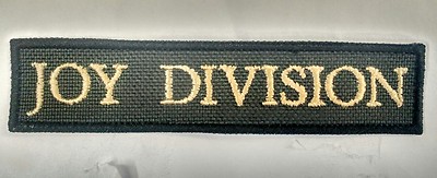 Joy Division Embroidered Patch iron on The Cure New Order The Smiths