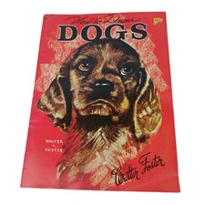 Vintage How To Draw Dogs By Walter T. Price Book Foster Art Services Inc