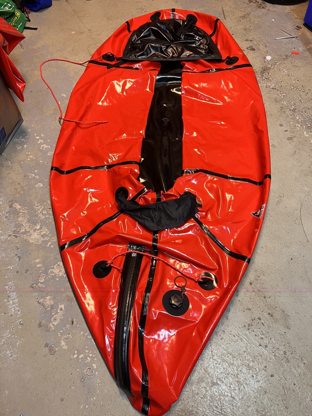 Alpacka Raft Classic Open With TZip Sierra Red Medium And Bow Bag eBay