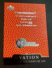 Robert Traylor 1998-99 Upper Deck Ovation Redemption Rookie Draft Pick #6 Mavs