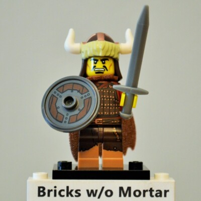 New Genuine LEGO Hun Warrior Minifig with Shield and Sword Series 12 71007