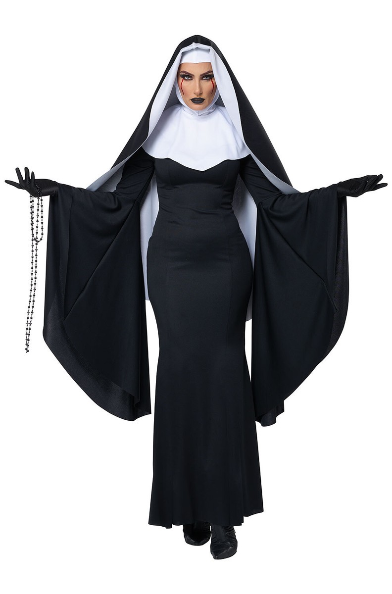 Bad Habit Horror Nun Adult Costume