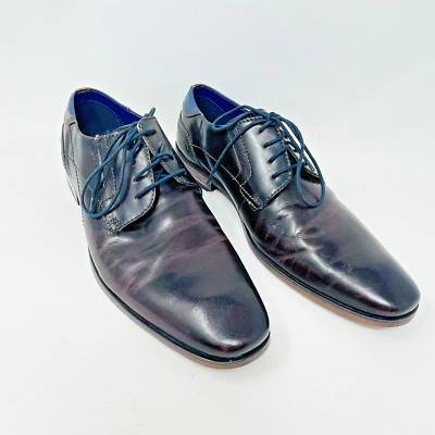 Bugatti Men\'s Oxford Dress Shoes Size 11 EU 44 Blue Teal Suede Lace Up Boots Bugatti Casual Shoes for Men for sale | eBay main image 4