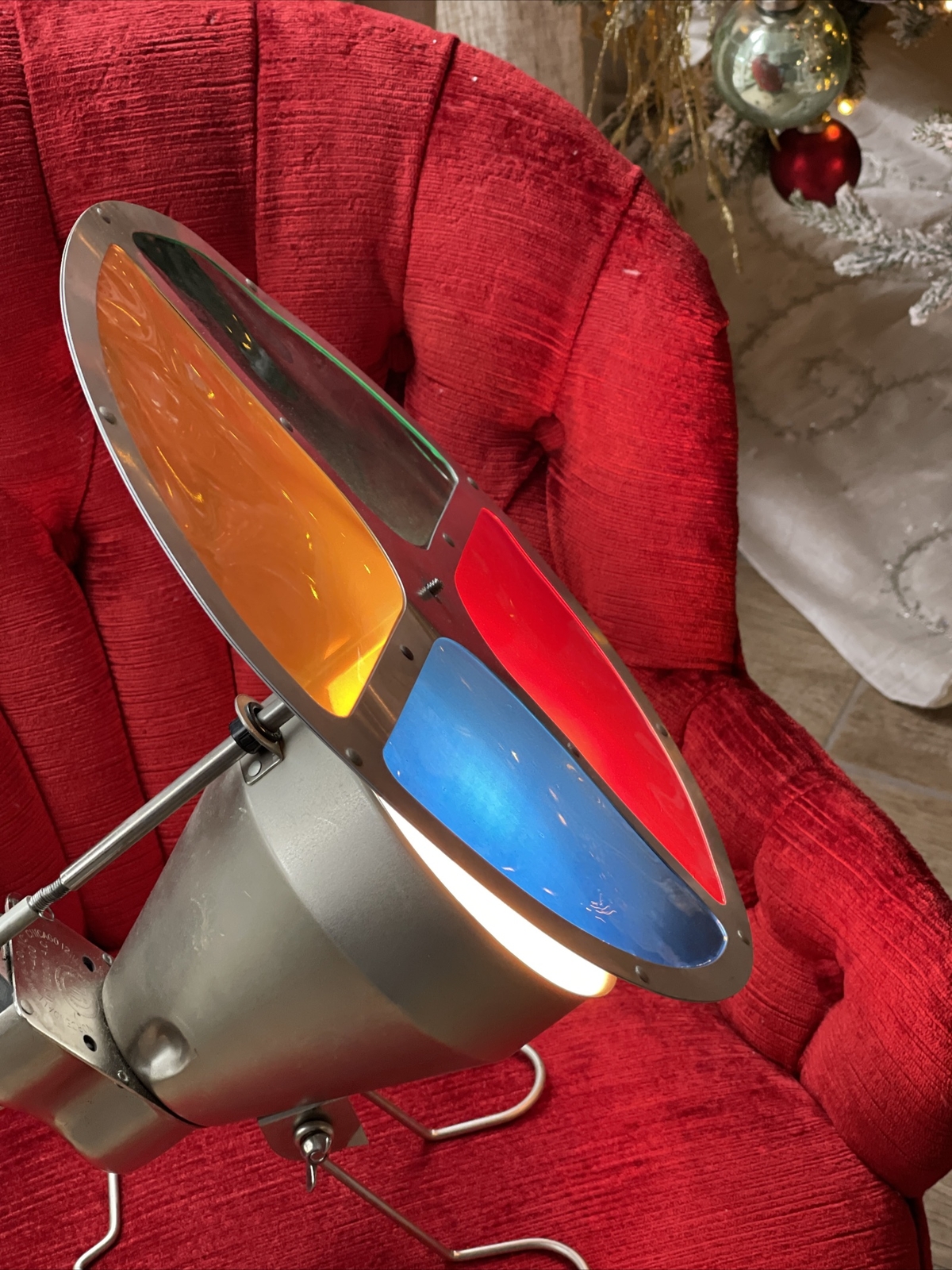 Aluminum Christmas Tree Color Wheel MFC.Co.,INC. Chicago 115V eBay