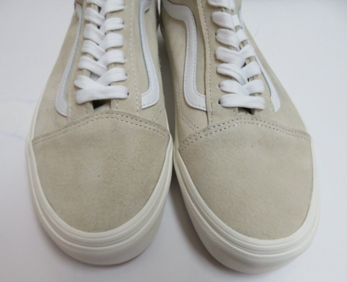 Vans Pig Skin Suede Sherpa Old Skool Shoes Sandshell M-8.0/W-9.5 NWT/NWOB - Picture 4 of 9