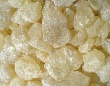 Damar resin. Lots of uses such as varnish and encaustic painting