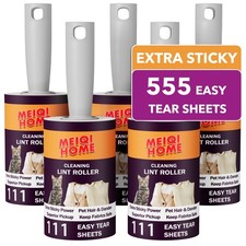 Lint Rollers for Pet Hair Extra Sticky, 555 Sheets Mega Value Set Lint Roller...