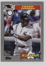 2022 Series 2 1987 Topps All-Star Baseball Black 213/299 Frank Thomas HOF 18bz