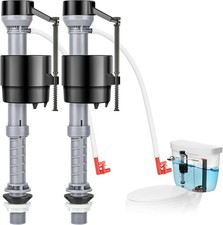 Universal Toilet Fill Valve Kit Toilet Repair Kit Inside Tank Height Adjustab...