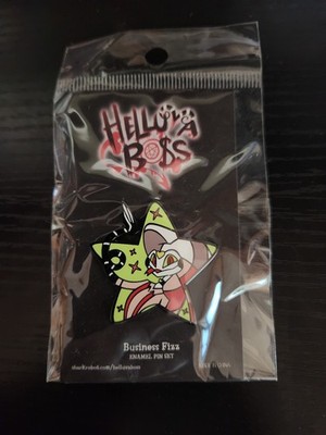 Helluva Boss Business Fizz Enamel Pin