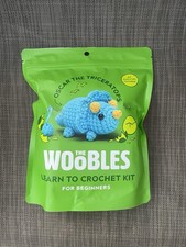 Woobles Oscar The Triceratops Beginner Crochet Kit Brand New