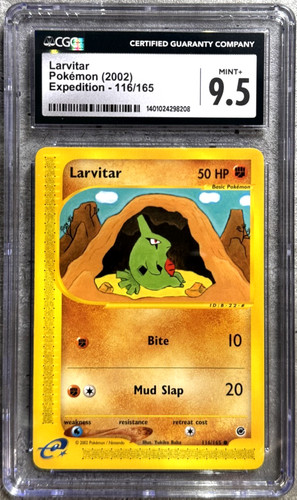 Larvitar graded CGC 9.5 for sale on eBay