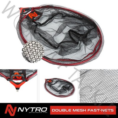 Nytro Kescher Spoon Double Mesh Net Head 18'' /20'' Match Friedfischangeln