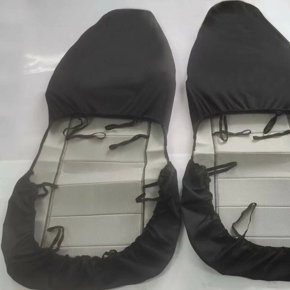 Capas de assento adequadas para Ford Ranger 1991-1997 XLT padrão preto/centro de carvão - Imagem 3 de 4