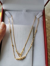 Deinty Chain Necklace 22ct Yellow Gold 916 Stamped Women