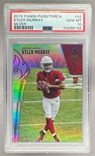 53268192 Kyler Murray 2019 Panini Passing the Torch #52 Silver RC /35 PSA 10