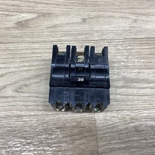 FPE STAB-LOK TYPE NA-NI 20 AMP  3 POLE CIRCUIT BREAKER #801F139*CO