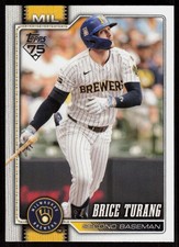 2026 Topps Series 1 Celebration Brice Turang #105 Milwaukee Brewers