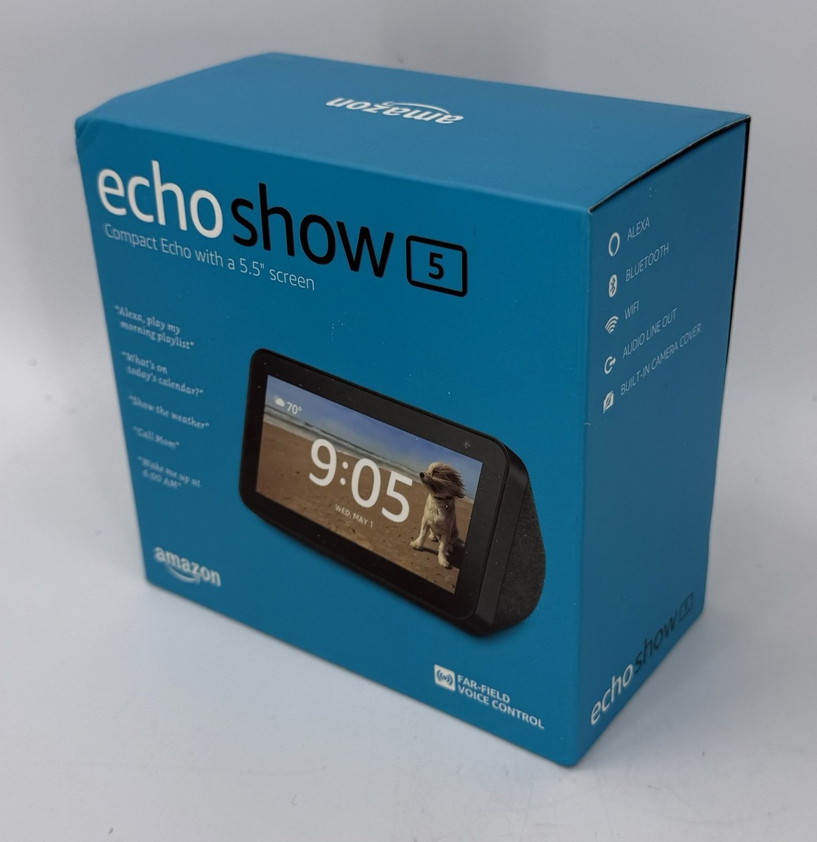 Amazon Echo Show 5 Smart Home Display with Alexa Charcoal New in