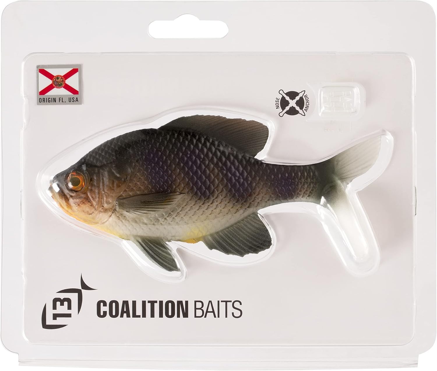 13 FISHING The Gill Swimbait 5.25" 1.1oz- Natural Dark Bluegill -CB-Gill5.25-10 - Image 2
