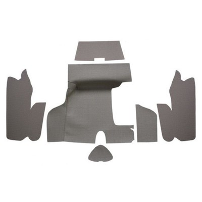 Trunk Mat for 1955-1956 Mercury Monterey Convertible 2DR Burtex with Boards 6Pc