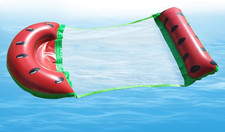 Pool Floats Watermelon Floating Inflatable Mesh | Pool Rafts Beach Lounge Chair