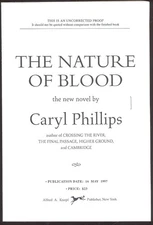 Caryl PHILLIPS / The Nature of Blood Uncorrected Proof 1st 1997
