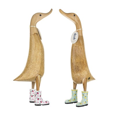 DCUK große Ente Zitrone oder Erdbeere Design Holz handgefertigt und bemalt