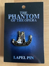 The Phantom of the Opera-Boat lapel pin/button/badge 