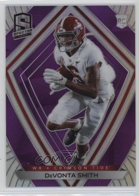 2021 Chronicles Draft Picks Spectra Purple 17/49 DeVonta Smith Rookie RC 11ur