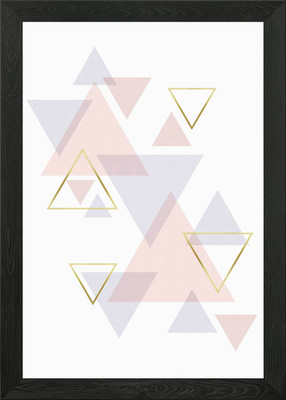 Geometries III Gerahmtes Wandbild Poster Leinwanddruck Bild
