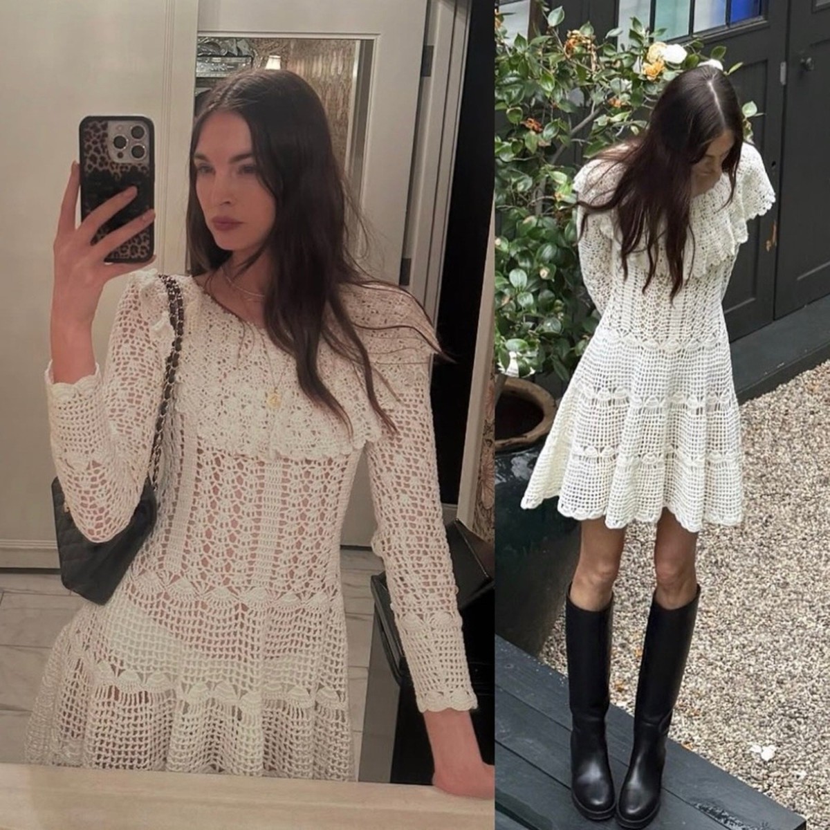 DOEN Capucine Hand Knit Crochet Lace Mini Dress Pearl Off White NEW with tags | eBay DOEN Capucine Hand Knit Crochet Lace Mini Dress Pearl Off White NEW with tags | eBay