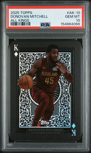 Donovan Mitchell #AK-10 2025 Topps All Kings card